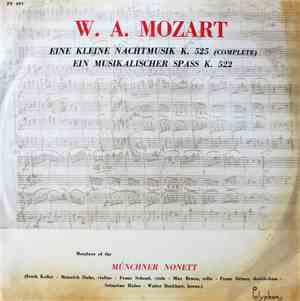 Wolfgang Amadeus Mozart, Münchner Nonett - Eine Kleine Nachtmusik K. 525 (C ...