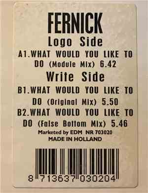 Fernick - What Would You Like Me To Do