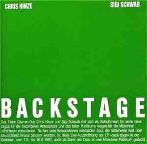 Chris Hinze - Sigi Schwab - Backstage