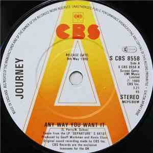 Journey - Any Way You Want It