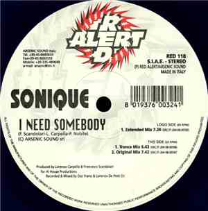 Sonique - I Need Somebody