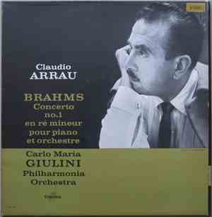 Claudio Arrau - Brahms, Carlo Maria Giulini, Philharmonia Orchestra - Conce ...