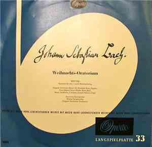 Johann Sebastian Bach - Weihnachts-Oratorium - Kantaten Für Den 1. Und 2. W ...