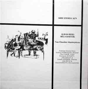 Alban Berg / Béla Bartók - Eastman Musica Nova, Sydney Hodkinson, Clive Amo ...