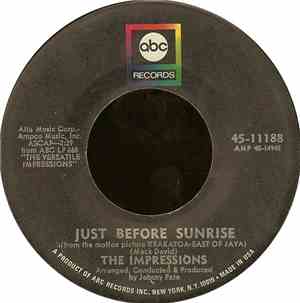 The Impressions - Just Before Sunrise / East Of Java