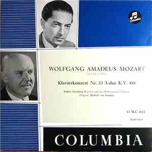 Wolfgang Amadeus Mozart, Walter Gieseking, Herbert Von Karajan, Philharmoni ...