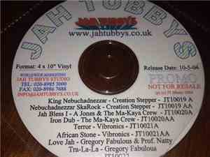 Creation Stepper / A. Jones & The Ma-Kaya Crew / Vibronics / Gregory Fabulous / Prof. Natty - Jah Tubbys Promo