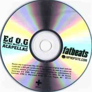 Edo G - My Own Worst Enemy (Acapellas)