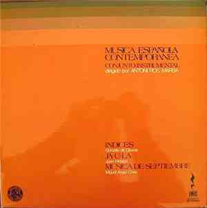 Antoni Ros-Marbá, Gonzalo De Olavide / Juan Hidalgo / Miguel Angel Coria -  ...
