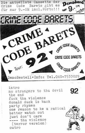 Crime Code Barets - Crime Code Barets