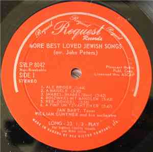 Jan Bart, William Gunther And His Orchestra - More Best Loved Jewish Songs