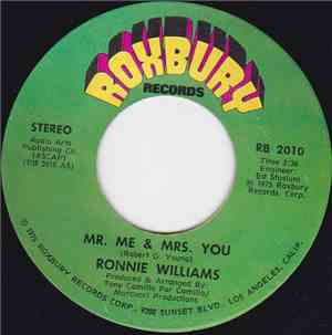 Ronnie Williams - Mr. Me, Mrs. You / Ain't No Sin To Lie