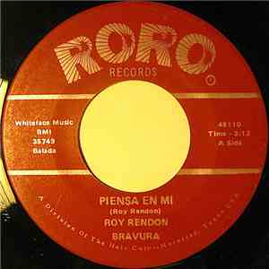 Roy Rendon - Piensa En Mi