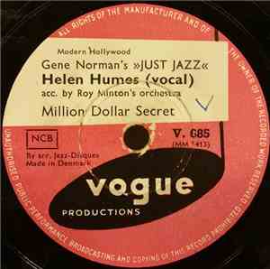 Helen Humes Acc. By Roy Minton's Orchestra - Million Dollar Secret / If I Could Be With You