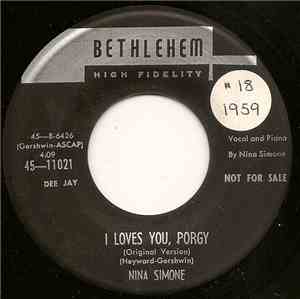 Nina Simone - I Loves You, Porgy