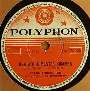 Frans Andersson With Københavns Kammerkor And Arne Berthelsen - Den Store M ...