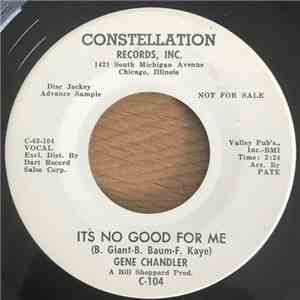 Gene Chandler - It's No Good For Me / From Day To Day