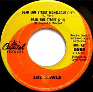 Lou Rawls - Dead End Street / Yes It Hurts - Doesn't It