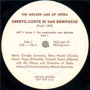 Verdi, Alfredo Simonetto - Oberto, Conte Di San Bonifacio