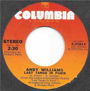 Andy Williams - Last Tango In Paris