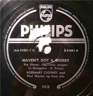 Rosemary Clooney Med Paul Weston Og Hans Ork. - Haven't Got A Worry