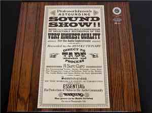 Various - Professor Johnson's Astounding Sound Show