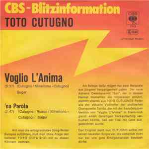 Toto Cutugno - Voglio L'Anima