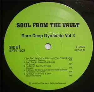 Various - Rare Deep Dynamite Vol 3