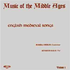 Russell Oberlin / Seymour Barab - Music Of The Middle Ages, Volume 5: Engli ...