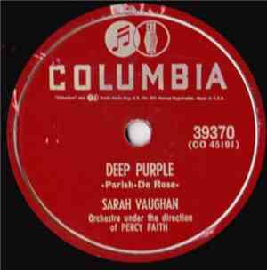 Sarah Vaughan - Deep Purple / These Things I Offer You