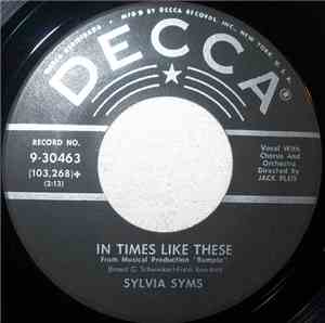 Sylvia Syms - In Times Like These