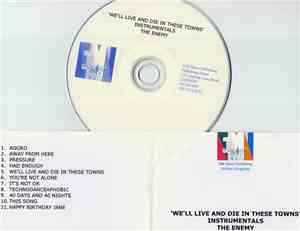 The Enemy  - We'll Live And Die In These Towns Instrumentals