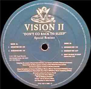 Vision II - Don't Go Back To Sleep (Special Remixes)