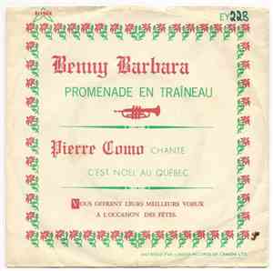 Benny Barbara, Perry Como - Promenade En Traineau / C'Est Noel Au Quebec