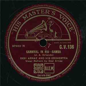 Desi Arnaz And His Orchestra - Carnival In Rio / Carinoso