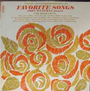 John Wustman - Vocal Accompaniments To Favorite Songs