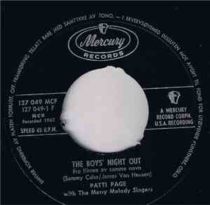 Patti Page With The Merry Melody Singers - The Boy's Night Out / Three Fool ...