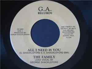 The Family  - All Need Is You
