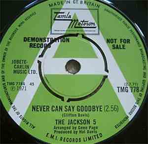 The Jackson 5 - Never Can Say Goodbye / She's Good