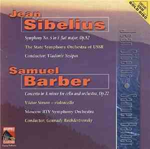 Jean Sibelius, Samuel Barber, State Symphony Orchestra of USSR, Vladimir Ye ...