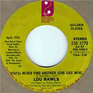 Lou Rawls - You'll Never Find Another Love Like Mine / One Life To Live