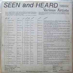 Various - Seen And Heard
