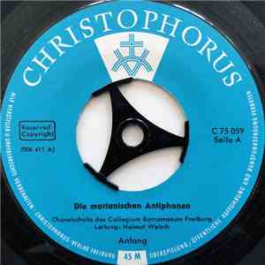 Choralschola Des Collegium Borromaeum Freiburg - Die Marianischen Antiphone ...