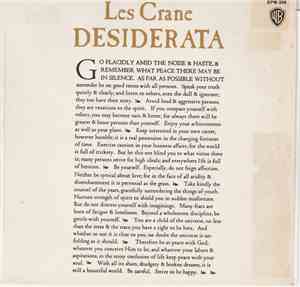 Les Crane - Desiderata