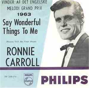 Ronnie Carroll - Say Wonderful Things