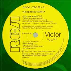 The Ritchie Family - Give Me A Break (Dame Una Oportunidad)