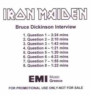 Iron Maiden - Somewhere Back In Time - Bruce Dickinson Interview