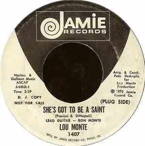 Lou Monte - She's Got To Be A Saint