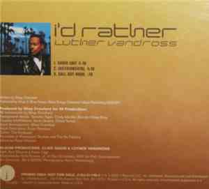 Luther Vandross - I'd Rather