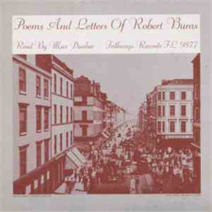 Robert Burns  / Max Dunbar - Poems & Letters Of Robert Burns